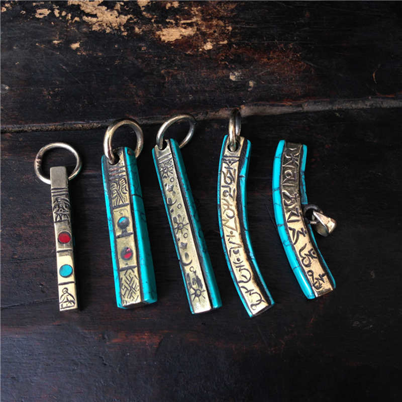 Ethnic Fashion Com - Amulettes et charmes tibétains pour homme,