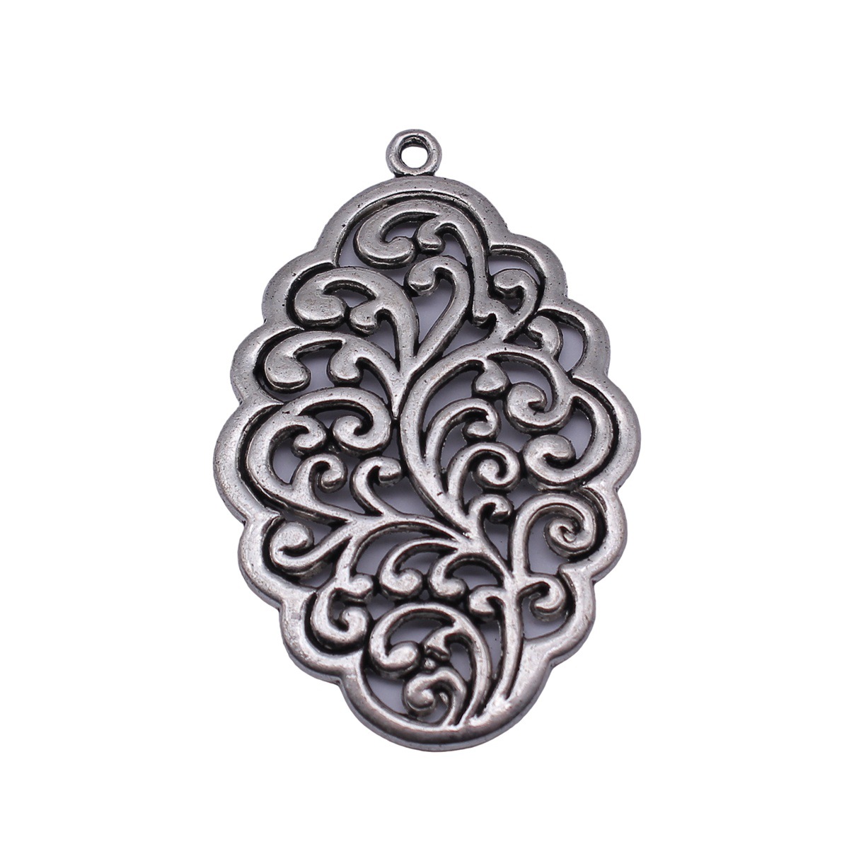 Ethnic Fashion Collection - Pendentif Mandala ethnique bohème, breloques fleur