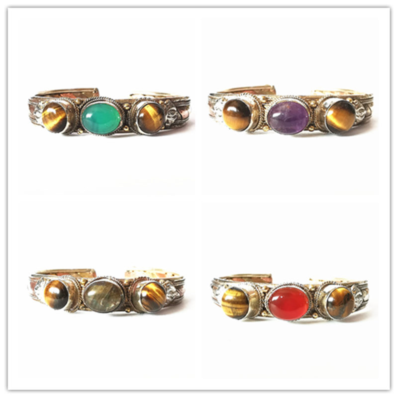 Ethnic Fashion Com - Perles indiennes en pierre naturelle, incrustation