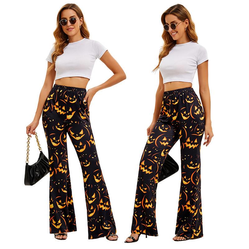 Ethnic Wear Fashion Brand - Pantalon pour femmes à imprimé chauve-souris