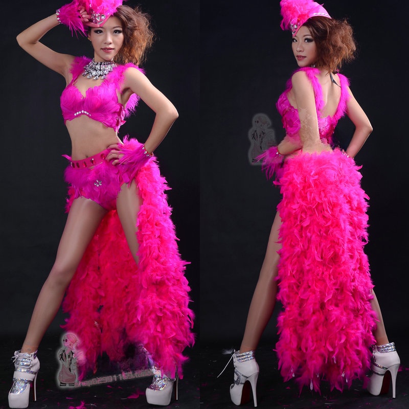 Fashion Show Ethnic Wear - Costume de performance Gogo sexy à