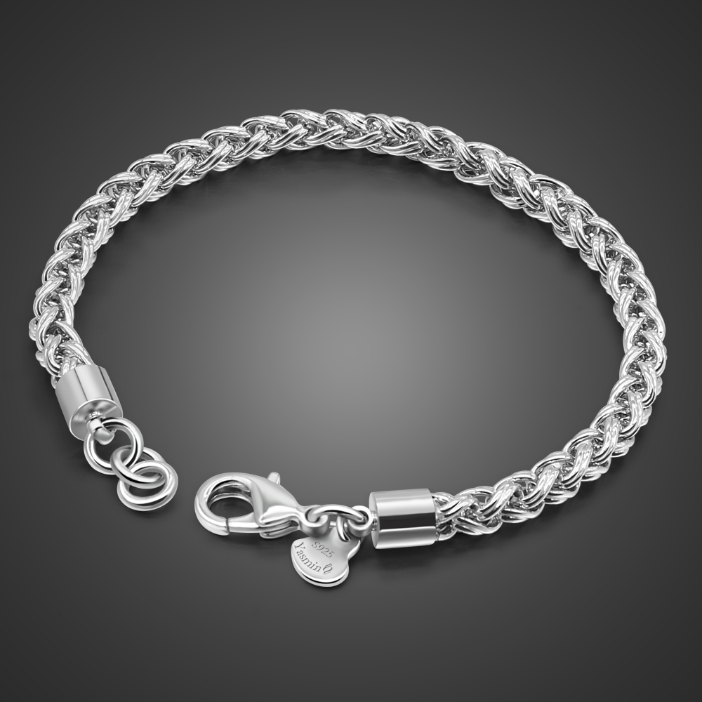 Ethnic Wear Men'S Fashion - Bracelet en argent sterling 925 massif