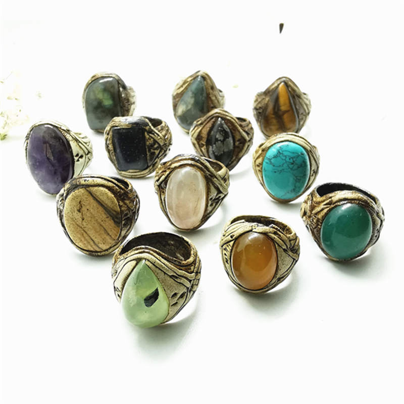 Ethnic Fashion Com - Bagues ethniques Vintage en argile faites