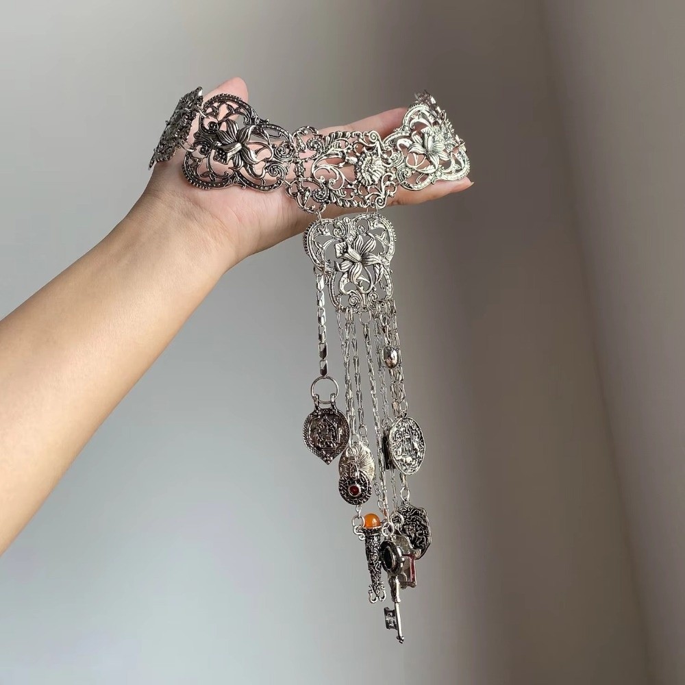 Collier long bohème rétro, sty - Y2K Ethnic Fashion avis et prix