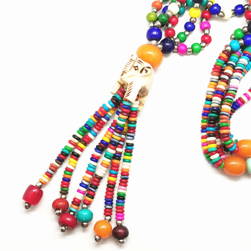 Bijoux Tibétains Arc-en-ciel Y - Ethnic Fashion Com avis et prix