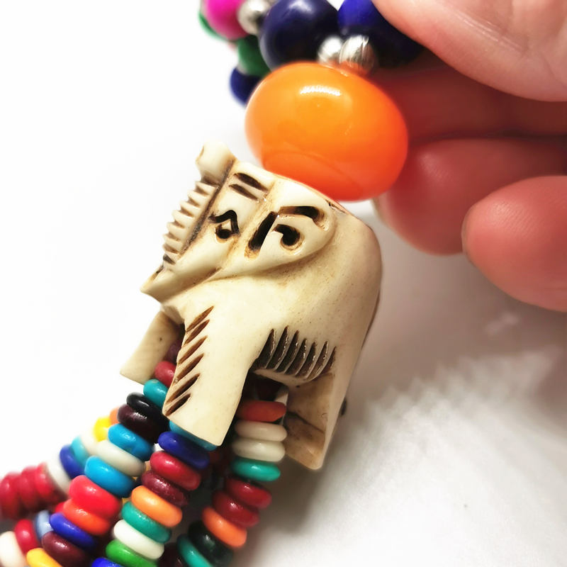Bijoux Tibétains Arc-en-ciel Y - Ethnic Fashion Com avis et prix