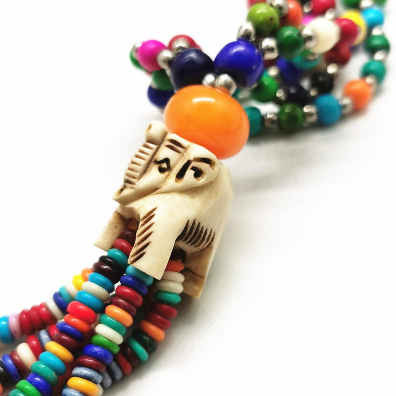 Bijoux Tibétains Arc-en-ciel Y - Ethnic Fashion Com avis et prix