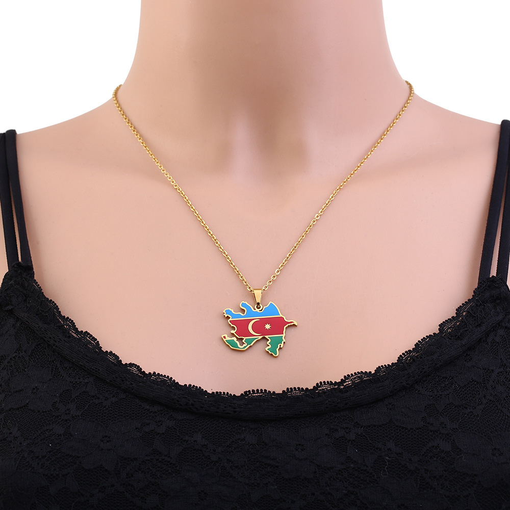 Collier goutte à goutte géomét - Ethnic Fashion Sale avis et prix
