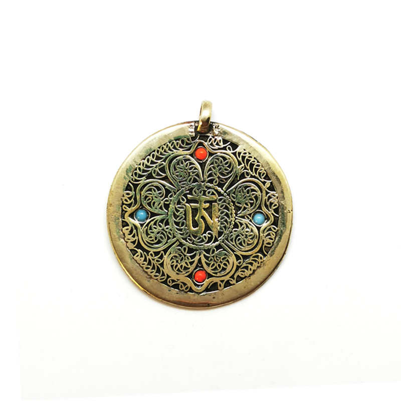 Pendentifs ronds en cuivre ave - Ethnic Fashion Com avis et prix