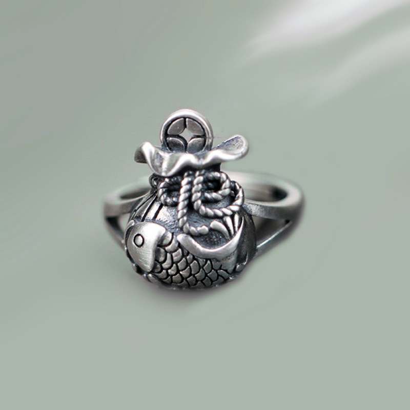 Bague Koi style chinois porte- - Ethnic Wear Men'S Fashion avis et prix