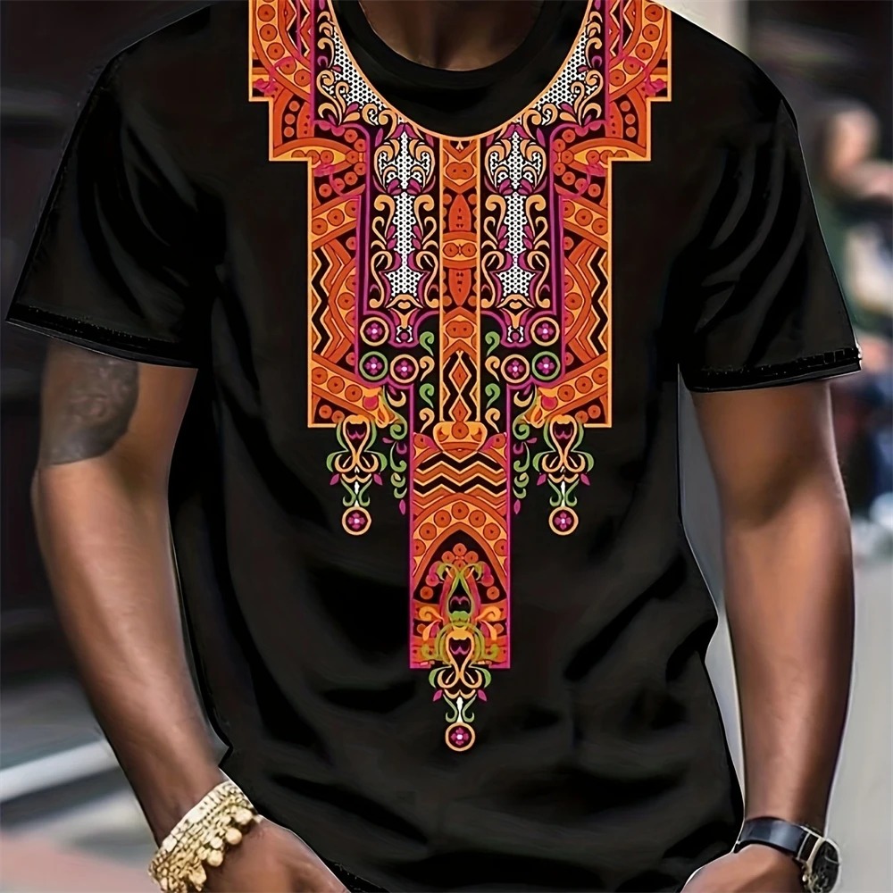 T-shirt Homme Sportif à Séchag - Y2K Ethnic Fashion avis et prix