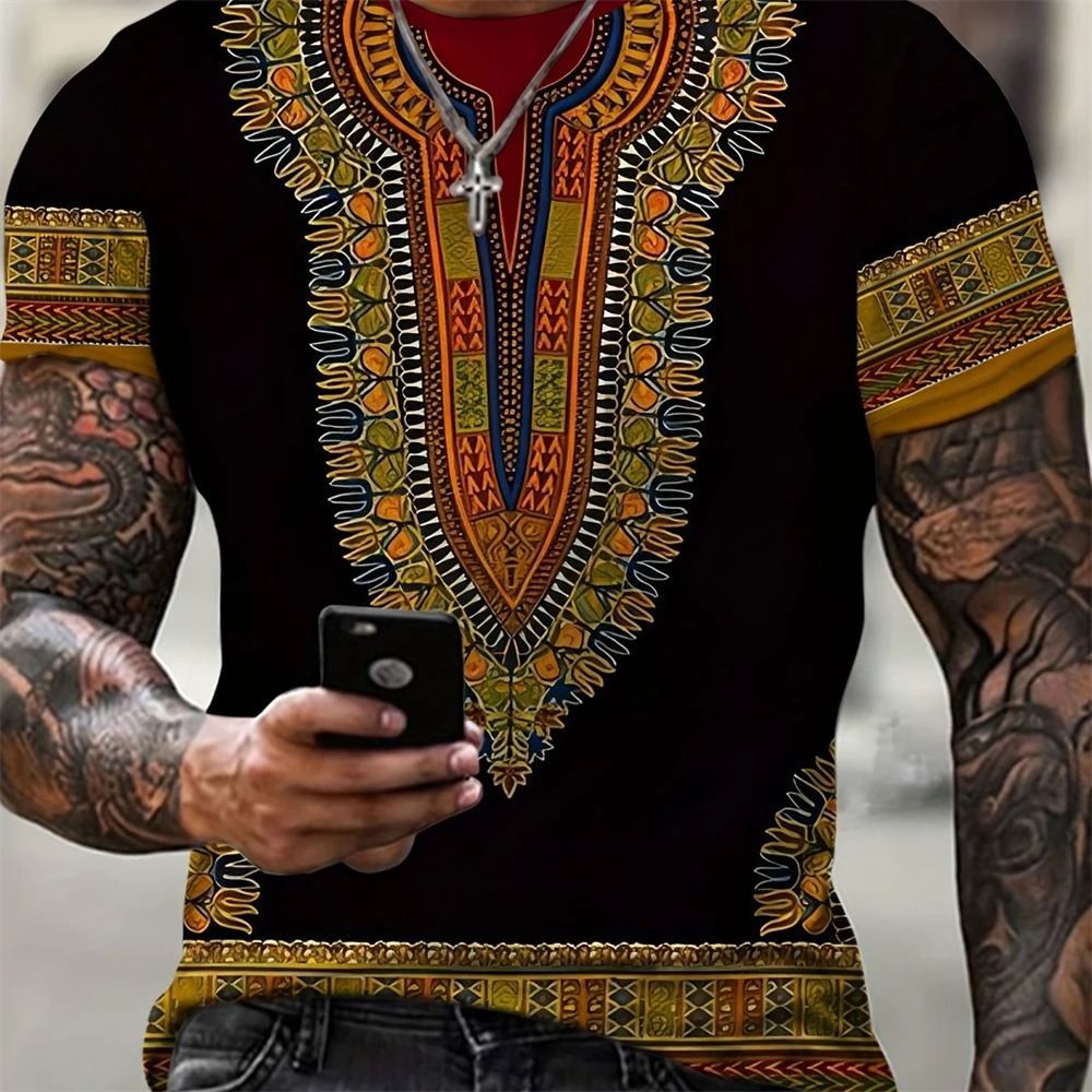 T-shirt Homme Sportif à Séchag - Y2K Ethnic Fashion avis et prix
