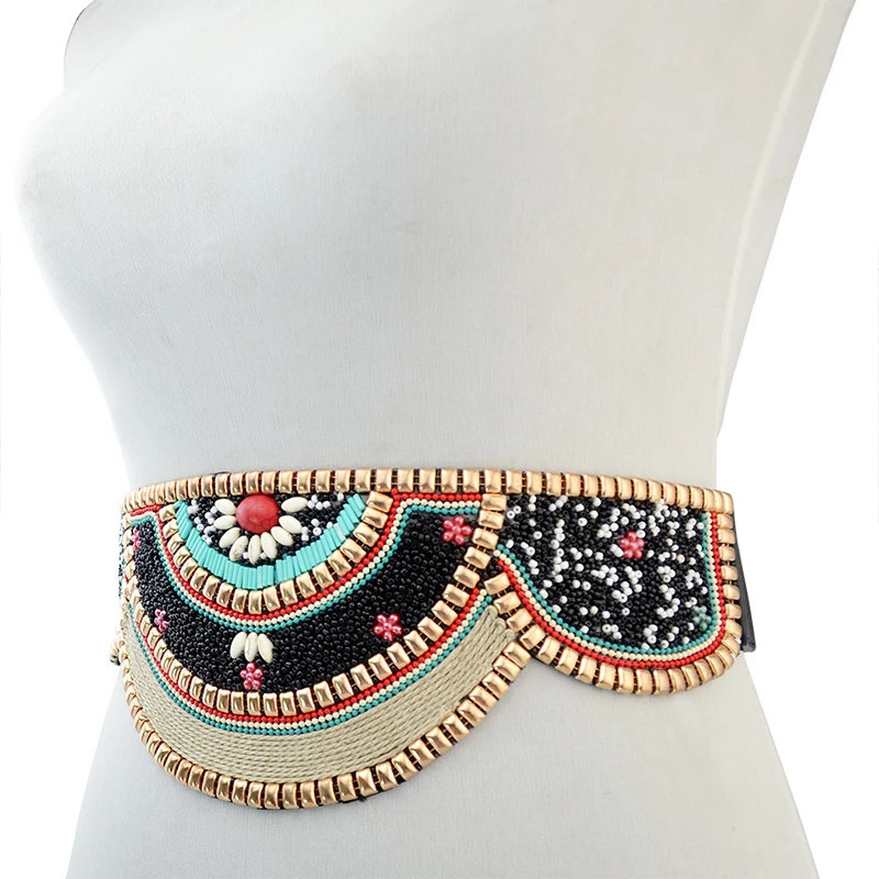 Ceinture de perles colorées po - Ethnic Indian Fashion avis et prix