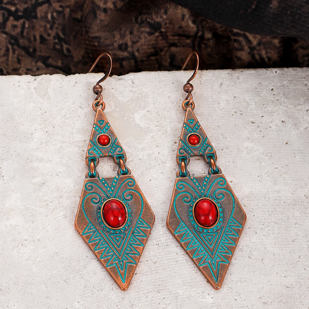 Boucles d'oreilles ethniques g - Ethnic Indian Fashion avis et prix