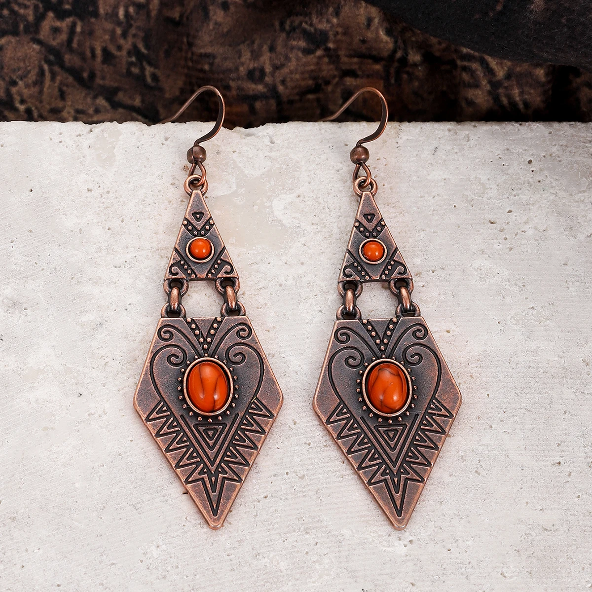 Boucles d'oreilles ethniques g - Ethnic Indian Fashion avis et prix