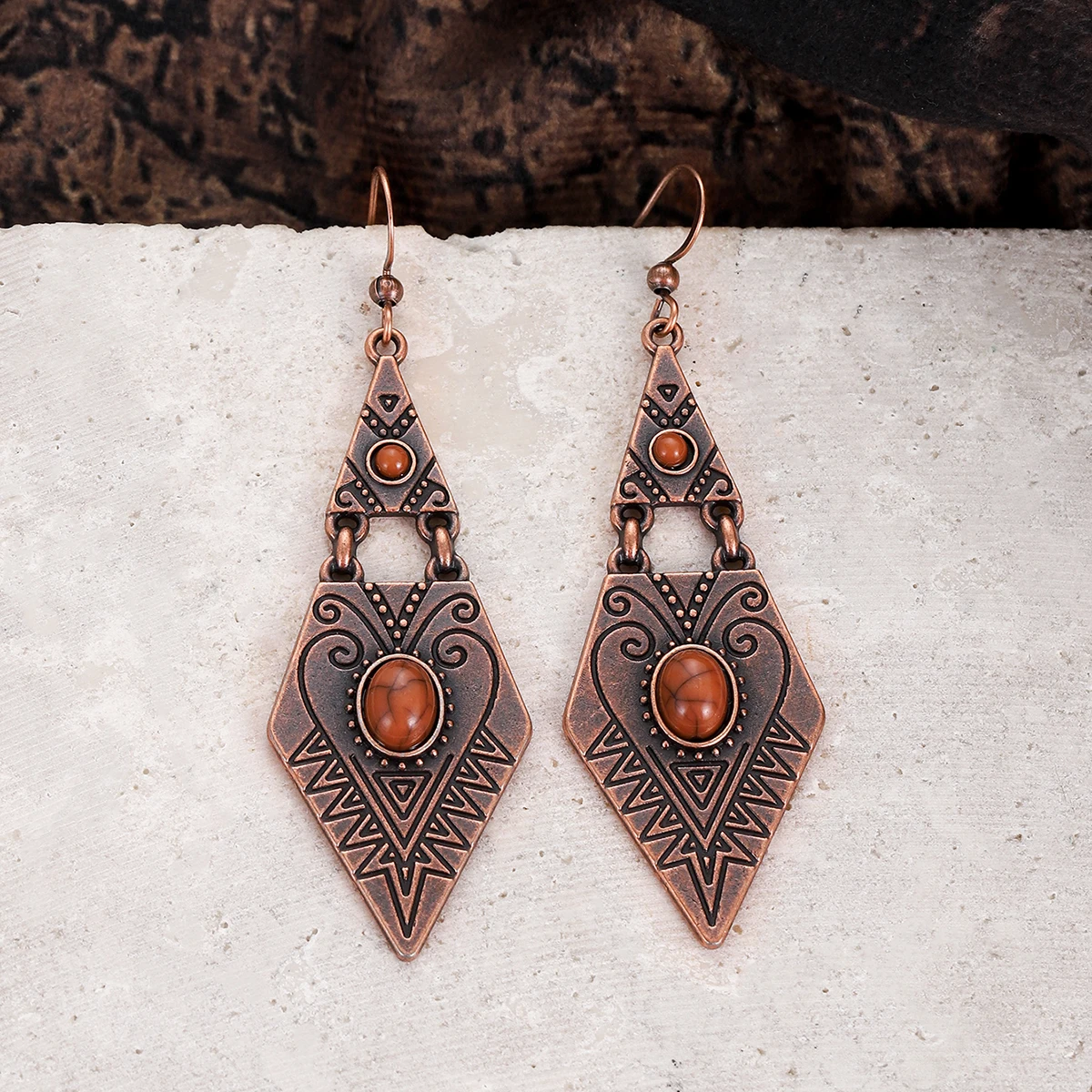 Boucles d'oreilles ethniques g - Ethnic Indian Fashion avis et prix