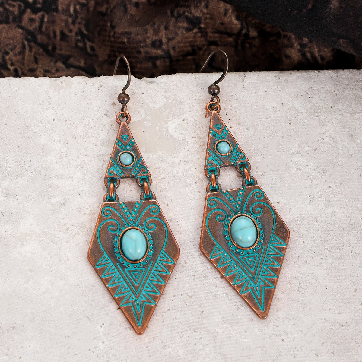 Boucles d'oreilles ethniques g - Ethnic Indian Fashion avis et prix