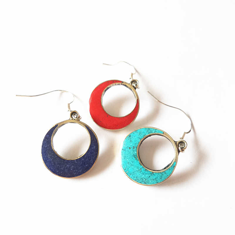 Boucles d'oreilles ethniques v - Ethnic Fashion Com avis et prix