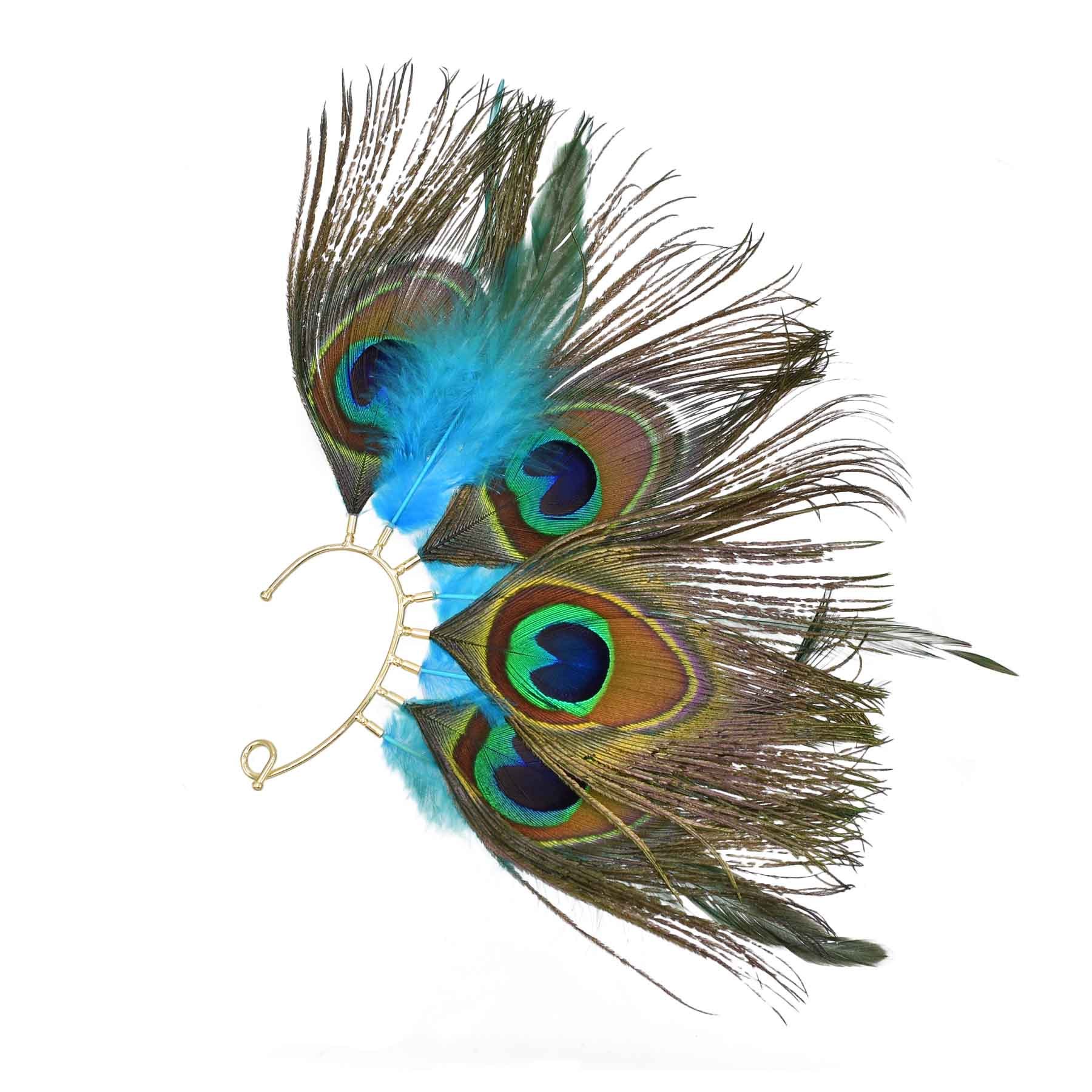 Boucles d'Oreilles en Plumes d - Ethnic Indian Fashion avis et prix