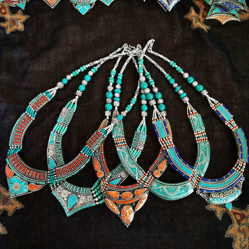 BO00-Vintage-Colliers de la ra - Ethnic Fashion Com avis et prix