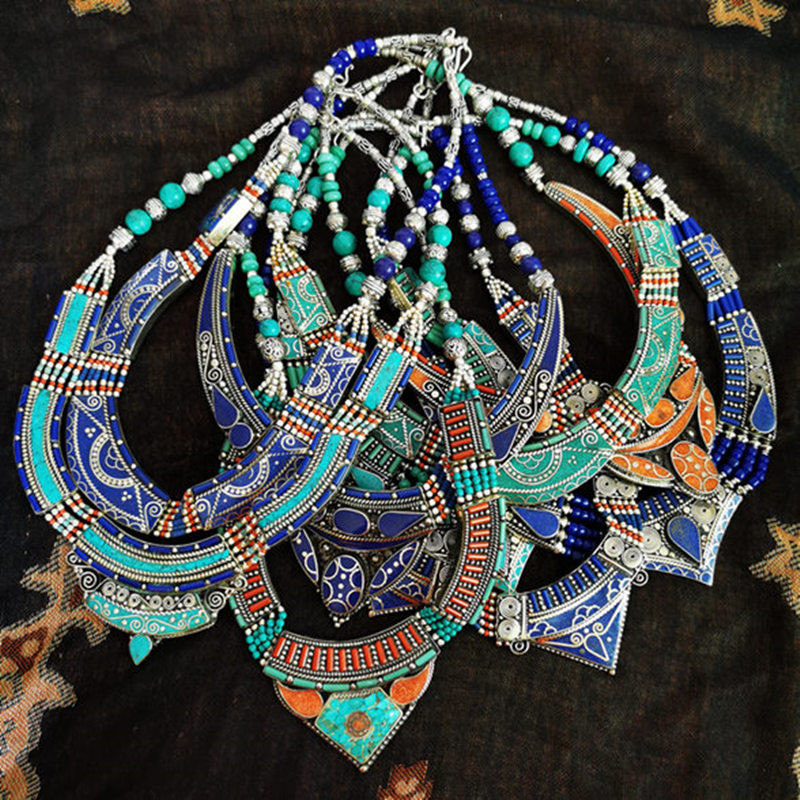 BO00-Vintage-Colliers de la ra - Ethnic Fashion Com avis et prix