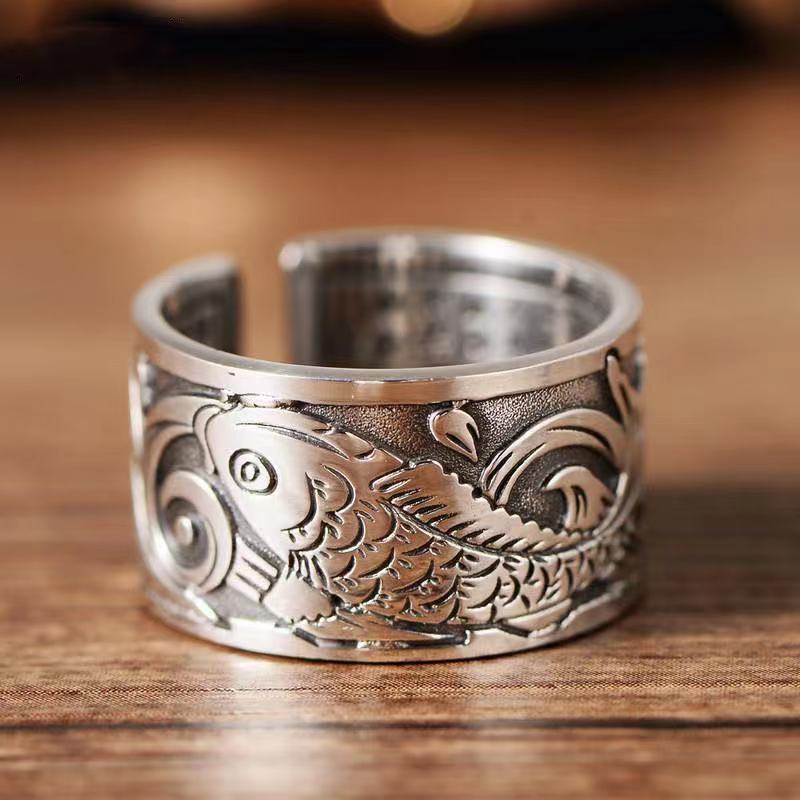 Bague d'ouverture à motif de p - Ethnic Wear Men'S Fashion avis et prix