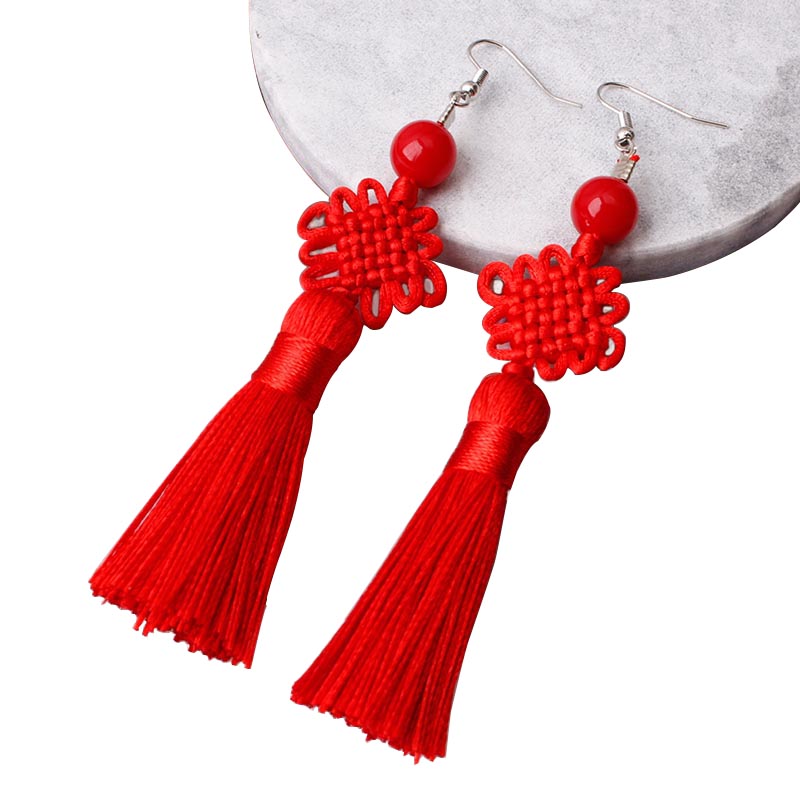 Boucles d'oreilles pendantes Y - Y2K Ethnic Fashion avis et prix