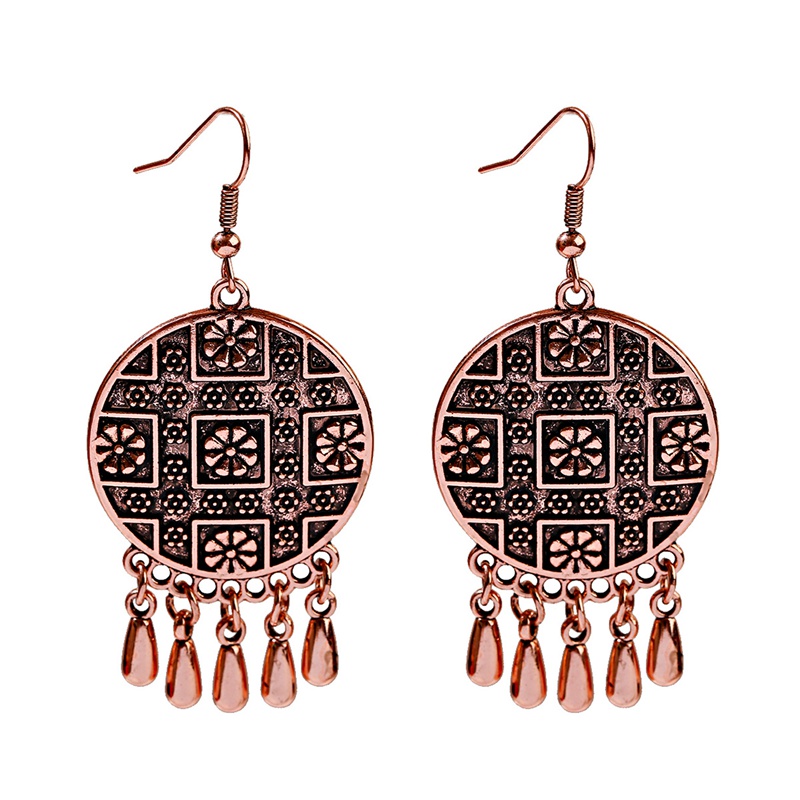 Boucles d'Oreilles Vintage Boh - Ethnic Indian Fashion avis et prix