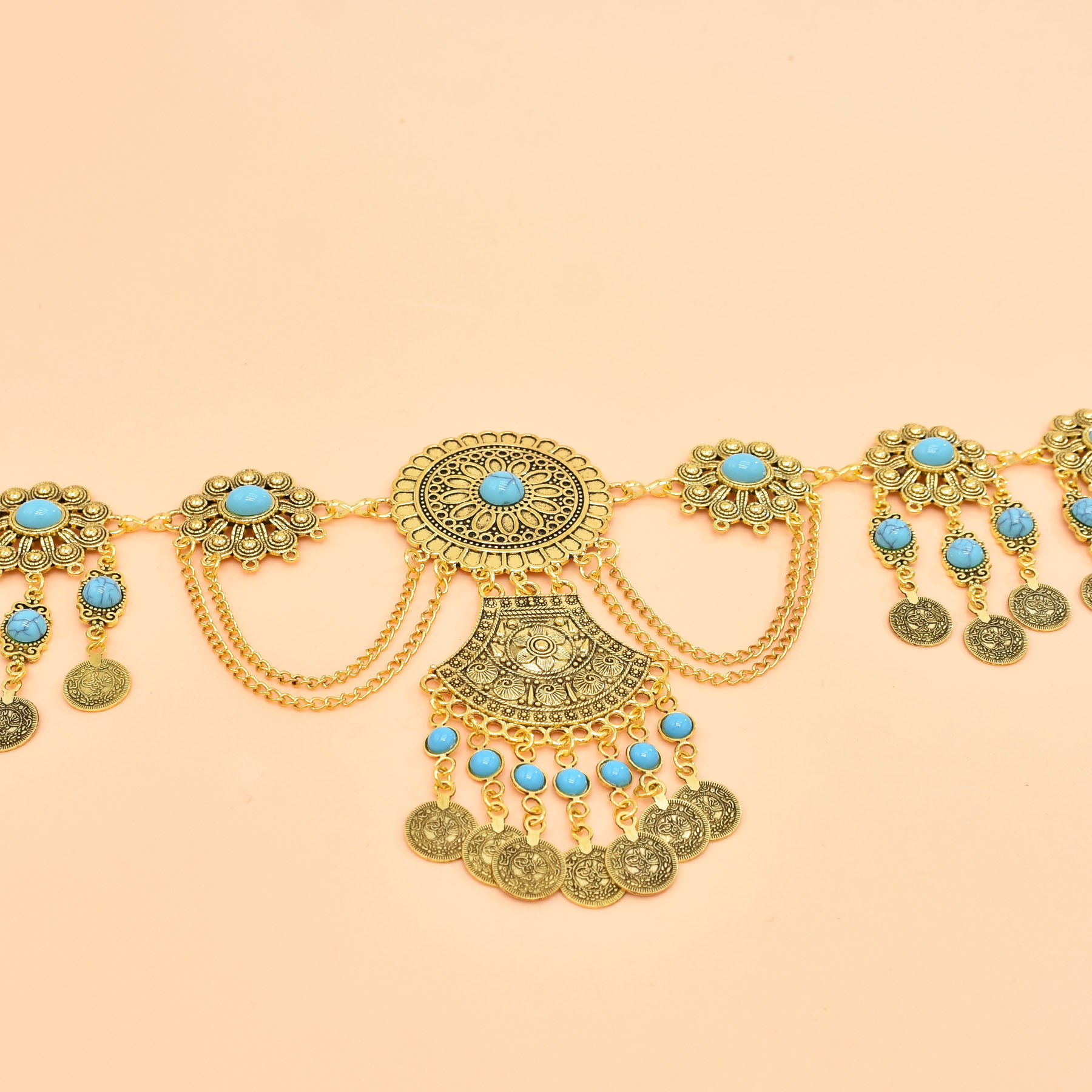 Pièces de monnaie carrées géom - Ethnic Indian Fashion avis et prix