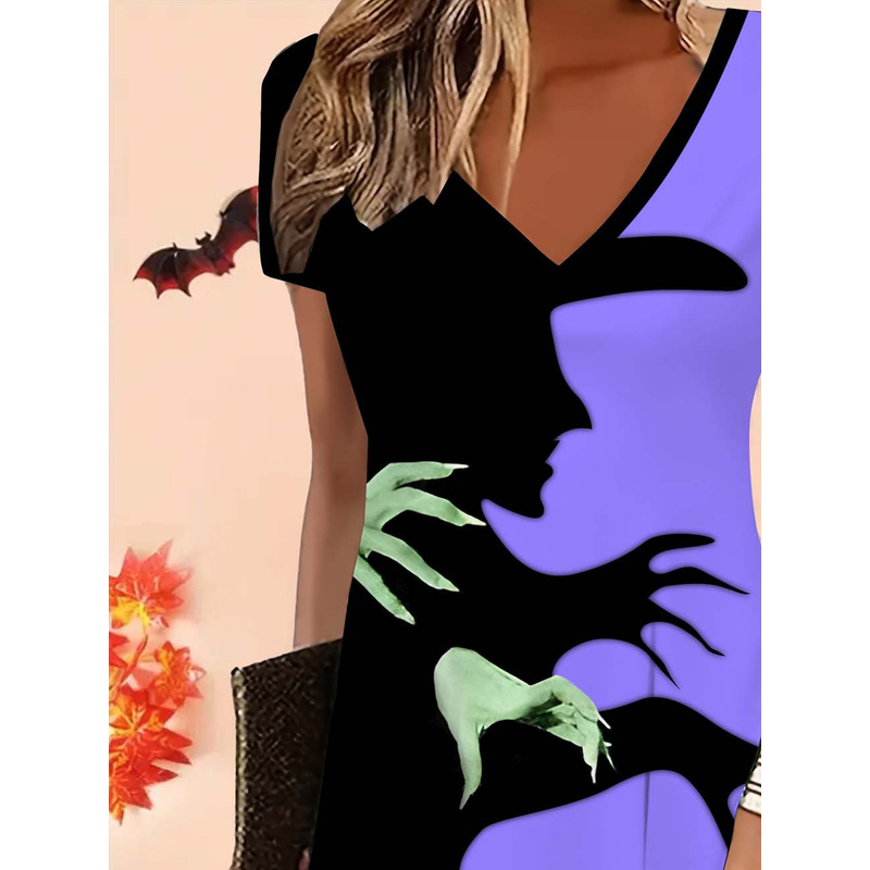 Robe d'été/automne à col en V  - Y2K Ethnic Fashion avis et prix