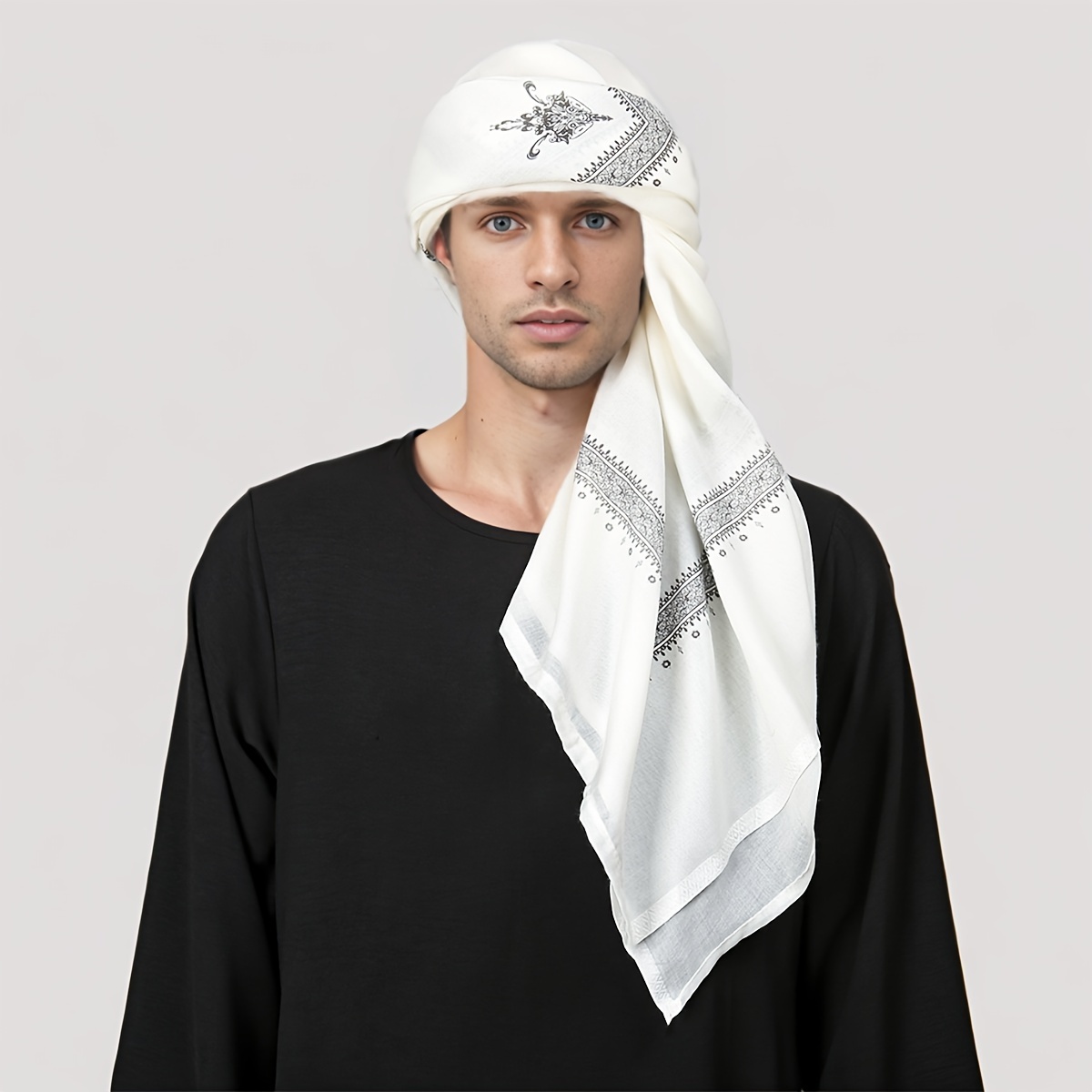 Foulard ethnique rétro à motif - Ethnic Wear Men'S Fashion avis et prix
