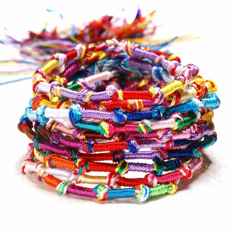 Bracelets à cordes colorés tis - Ethnic Fashion Com avis et prix