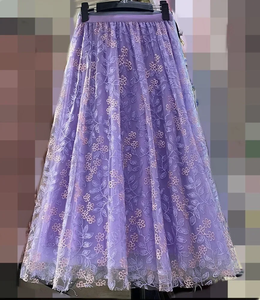Jupe longue brodée de style et - Y2K Ethnic Fashion avis et prix
