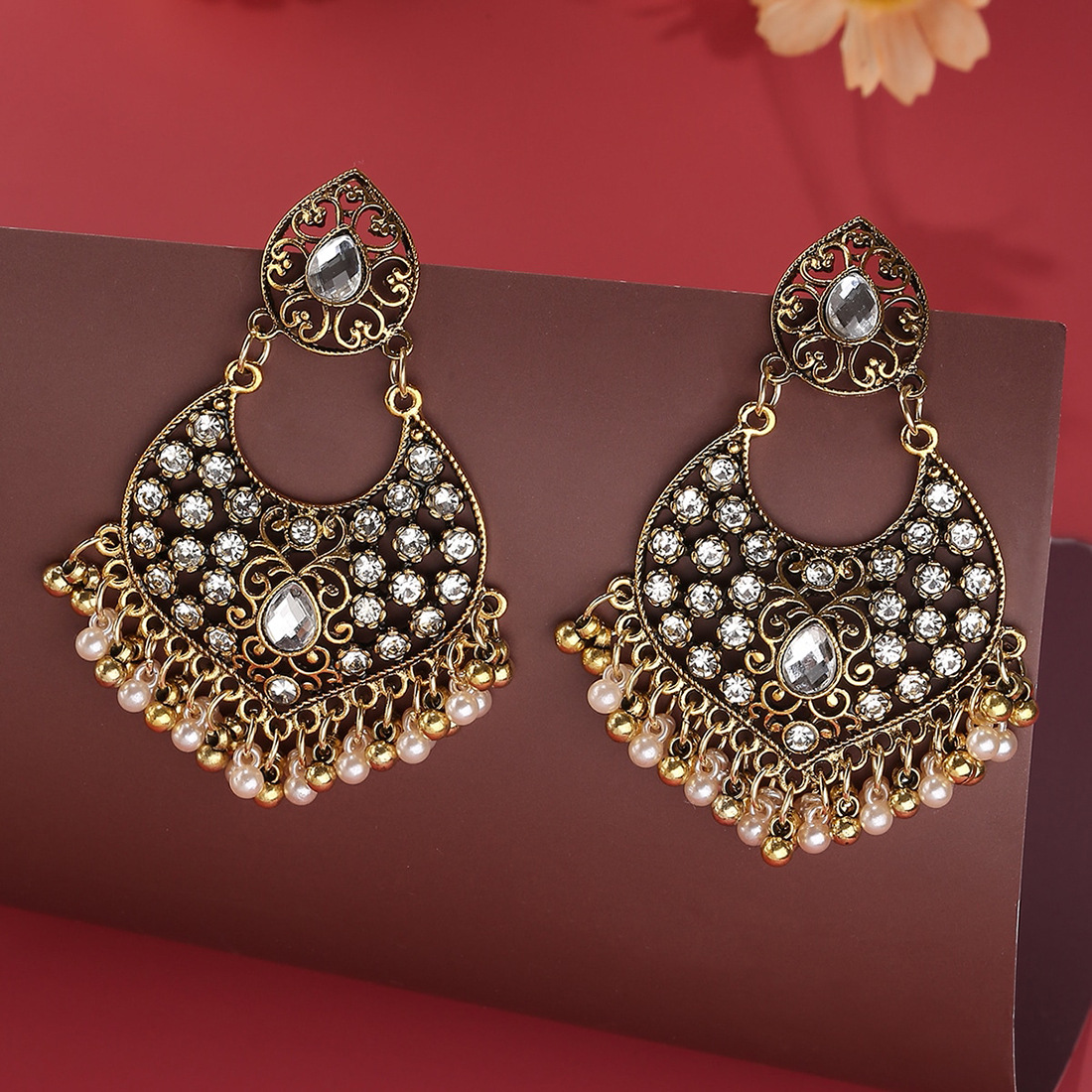Boucles d'oreilles en alliage  - Ethnic Indian Fashion avis et prix