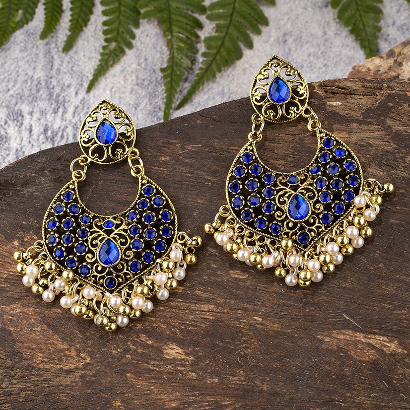Boucles d'oreilles en alliage  - Ethnic Indian Fashion avis et prix