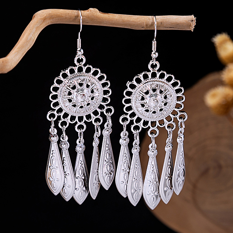 Boucles d'oreilles ethniques V - Ethnic Indian Fashion avis et prix