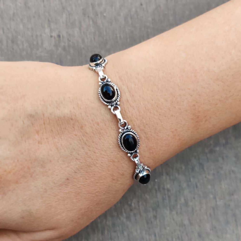 Bracelets ajustables en argent - Ethnic Wear Men'S Fashion avis et prix