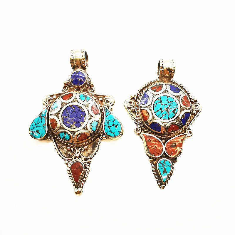 Grand pendentif vintage népala - Ethnic Fashion Com avis et prix