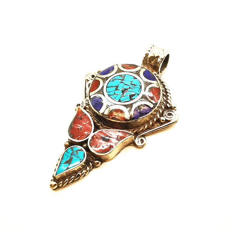 Grand pendentif vintage népala - Ethnic Fashion Com avis et prix