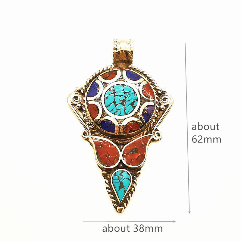 Grand pendentif vintage népala - Ethnic Fashion Com avis et prix