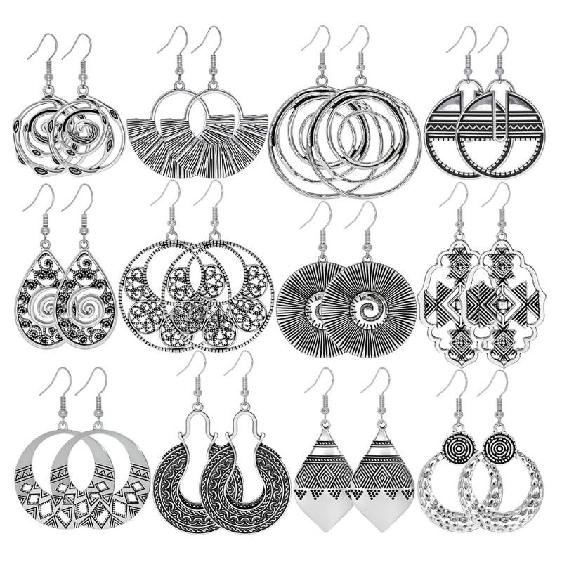 Boucles d'oreilles en métal de - Ethnic Indian Fashion avis et prix
