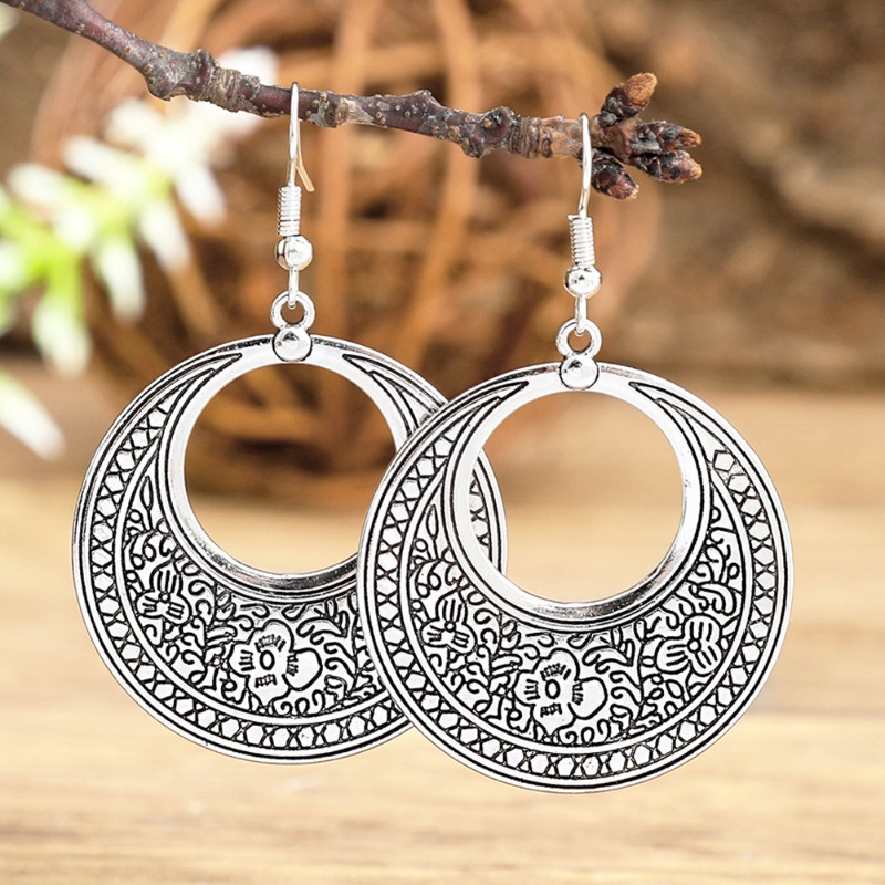 Boucles d'oreilles en métal de - Ethnic Indian Fashion avis et prix