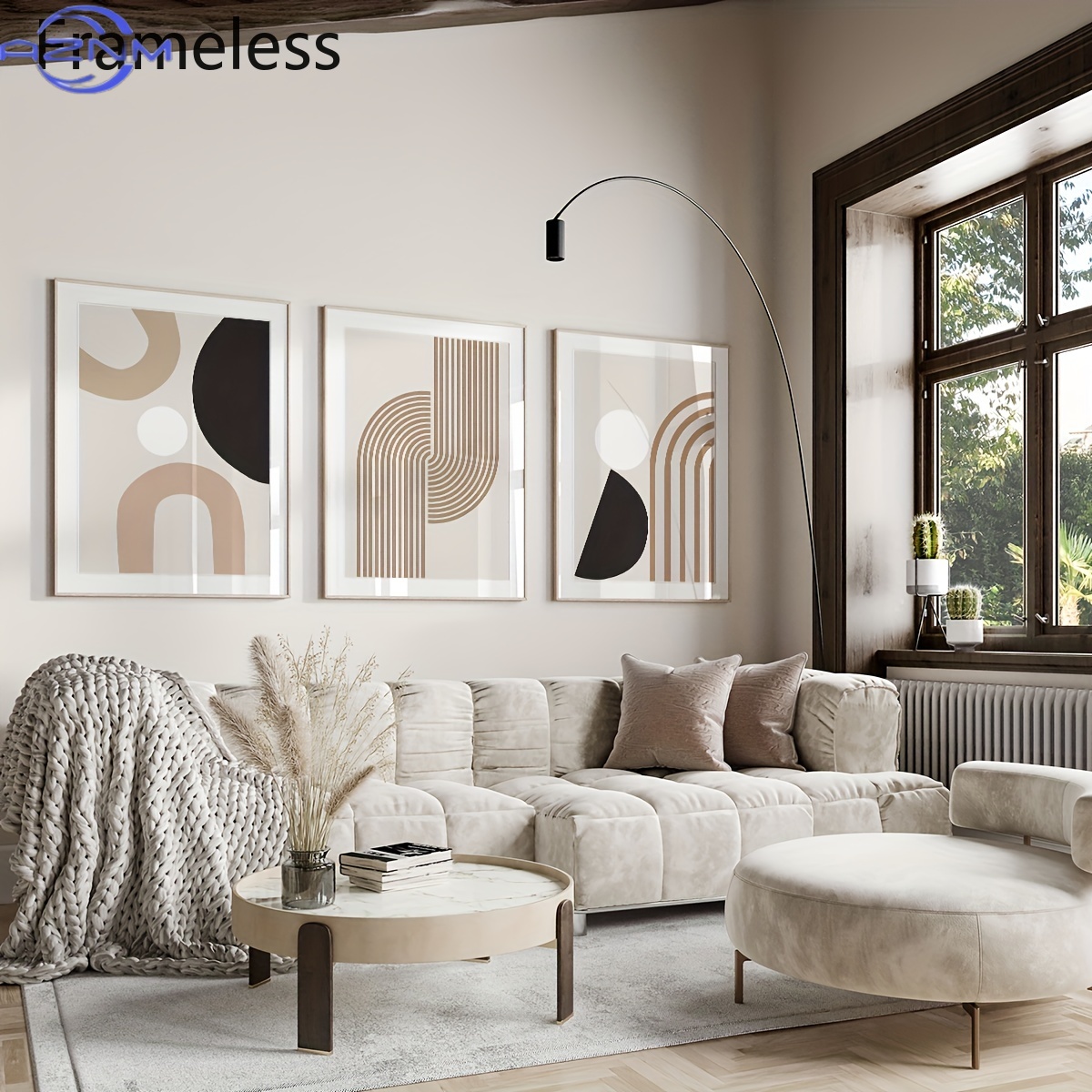 Lot de 3 tableaux modernes min - Ethnic Fashion Collection avis et prix