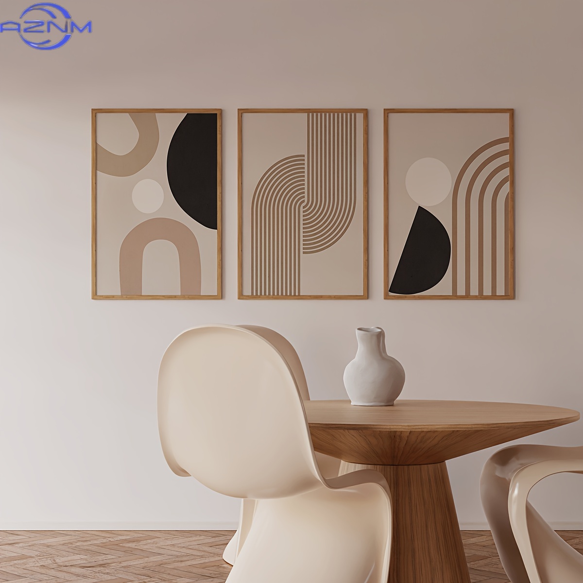 Lot de 3 tableaux modernes min - Ethnic Fashion Collection avis et prix