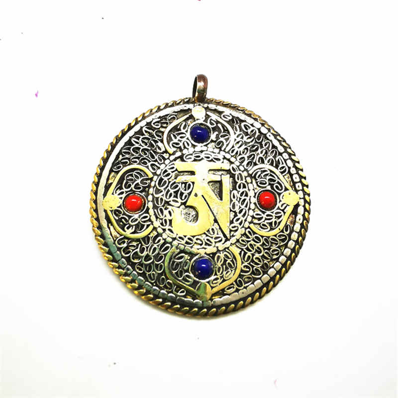 Amulette tibétaine OM, bijoux  - Ethnic Fashion Com avis et prix