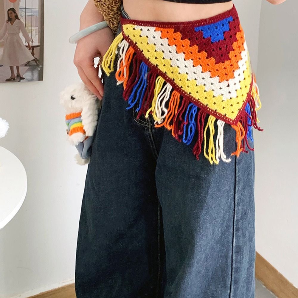 Ceinture à franges tendance Y2 - Y2K Ethnic Fashion avis et prix